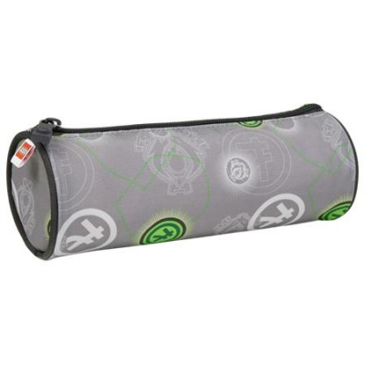 Tolltartó, henger alakú, cipzáras, LEGO "Ninjago Elemental Master of Energy", szürke-mintás