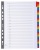Regiszter, karton, A4+, 1-31, EXACOMPTA, fehér