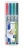 Alkoholmentes marker készlet, OHP, 0,4 mm, STAEDTLER "Lumocolor® 311 S", 4 különböző szín